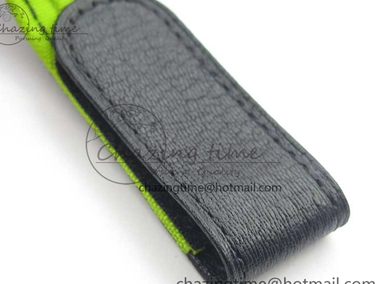 Green Dial Daytona Edition Carbon Strap WWF A7750 Best Black Nylon Green On V2 DIW 1103